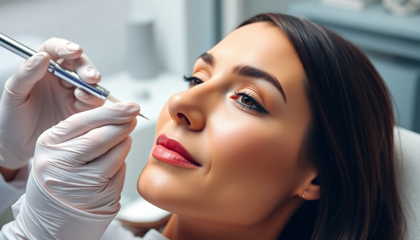 Botox Zürich: Professional facial injection being performed in a Zurich clinic for natural beauty enhancement