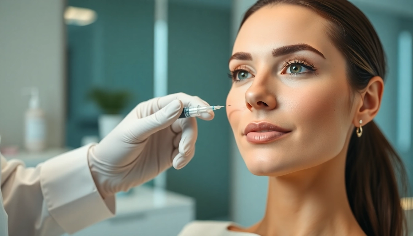 Fachärztliche Botox Behandlung in Zürich: Modern Klinik mit vertrauensvollem Arzt beim Eingriff