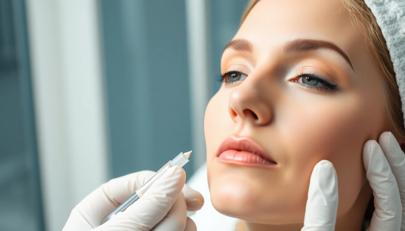 Botox Zürich treatment being carefully administered in a stylish clinic for natural youthful results.